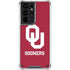 University of Oklahoma Sooners Red Galaxy S21 Ultra 5G Clear Case